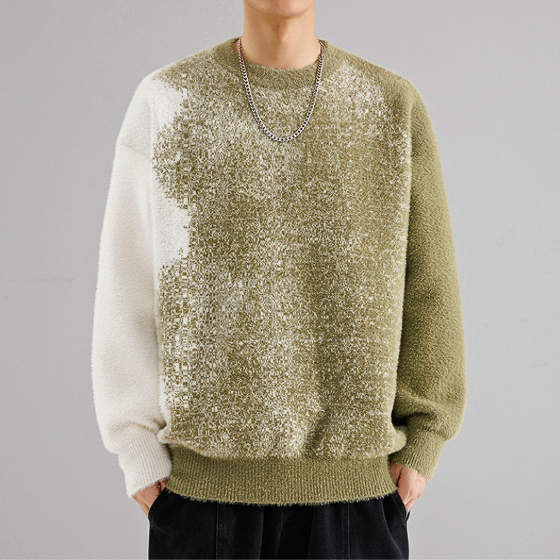 Talia Pixelated Knit Sweater