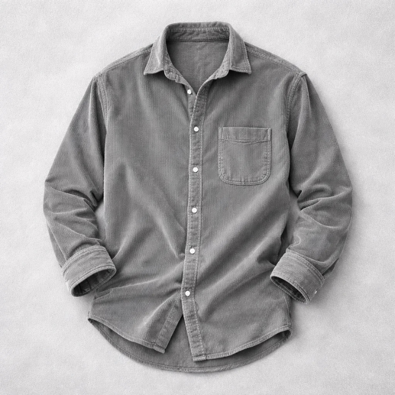 Briar Men's Corduroy Overshirt – Soft Cotton Shirt Jacket