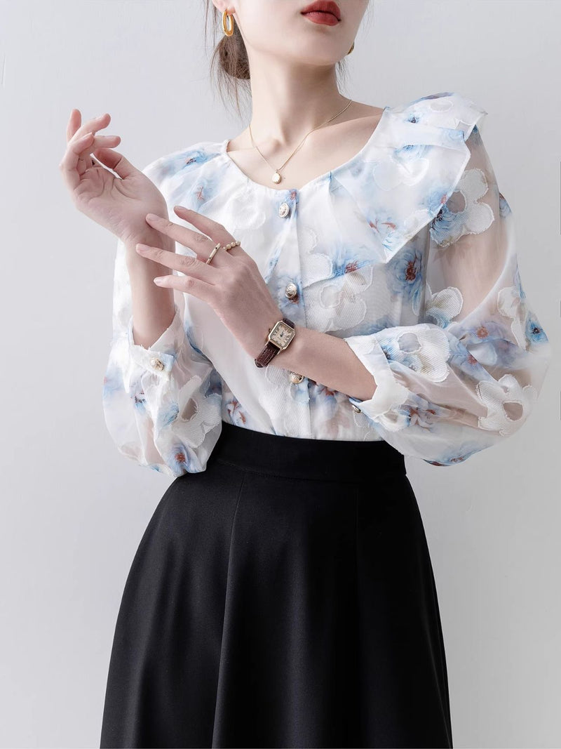 Aspen Floral Patchwork Blouse