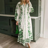 Kai Chic Floral Pattern Dress