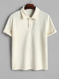 Lukas Men's Everyday Polo – Casual Ribbed Polo with Modern Detailing