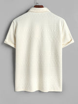 Lukas Men's Everyday Polo – Casual Ribbed Polo with Modern Detailing