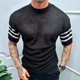 Brielle Knitted Back Round Neck Tee