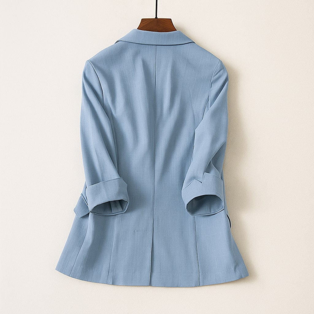 Sofie Women’s Linen-Blazer – Silky Wrinkle-Resistant Style
