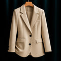 Cristina Women’s Tailored Blazer – Structured Woven Jacket