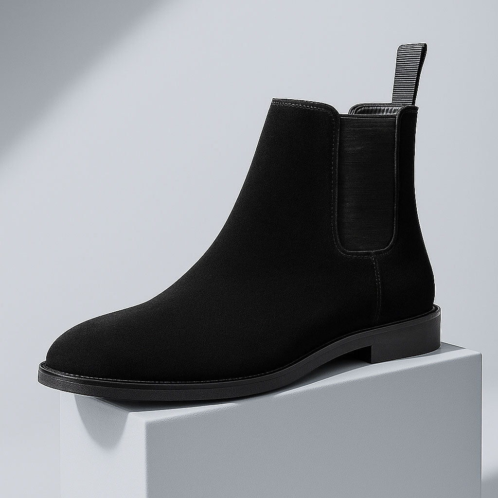 Sarmiento Men’s Leather Chelsea Boots – Structured Comfort & Durable Design