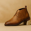 Guzman Men’s Leather Chukka Boots – Hand-Stitched Durable Footwear