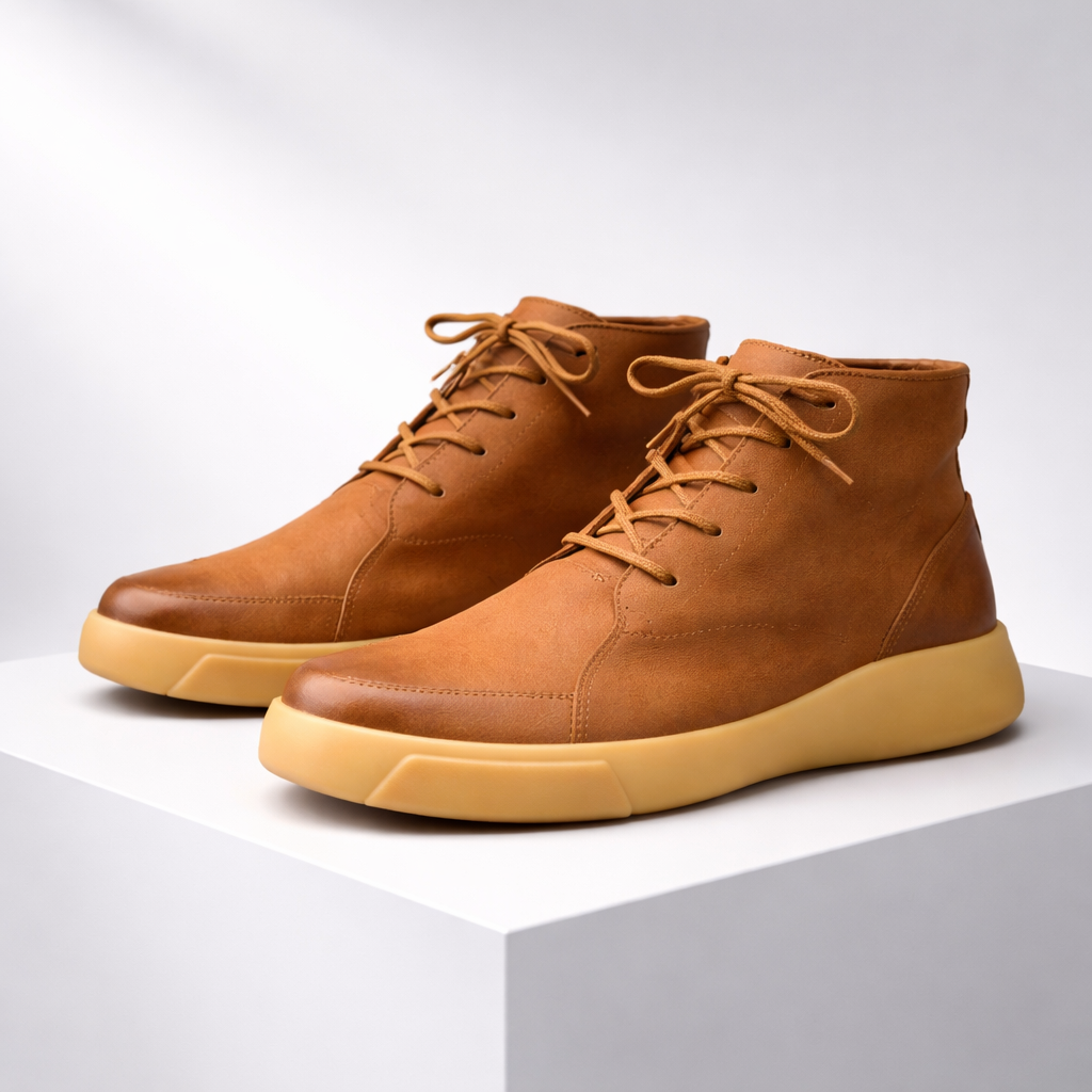 Torino Ankle Leather Shoes