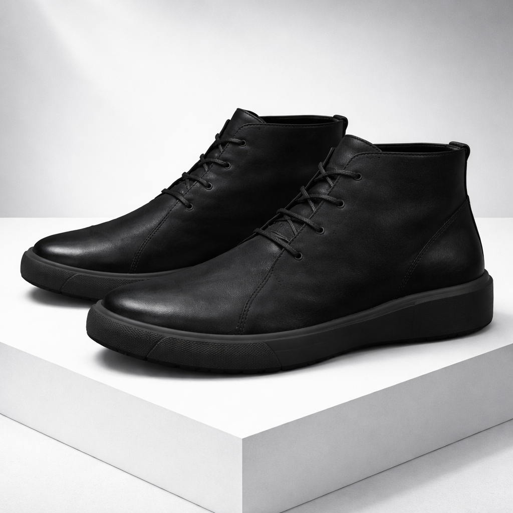 Torino Ankle Leather Shoes