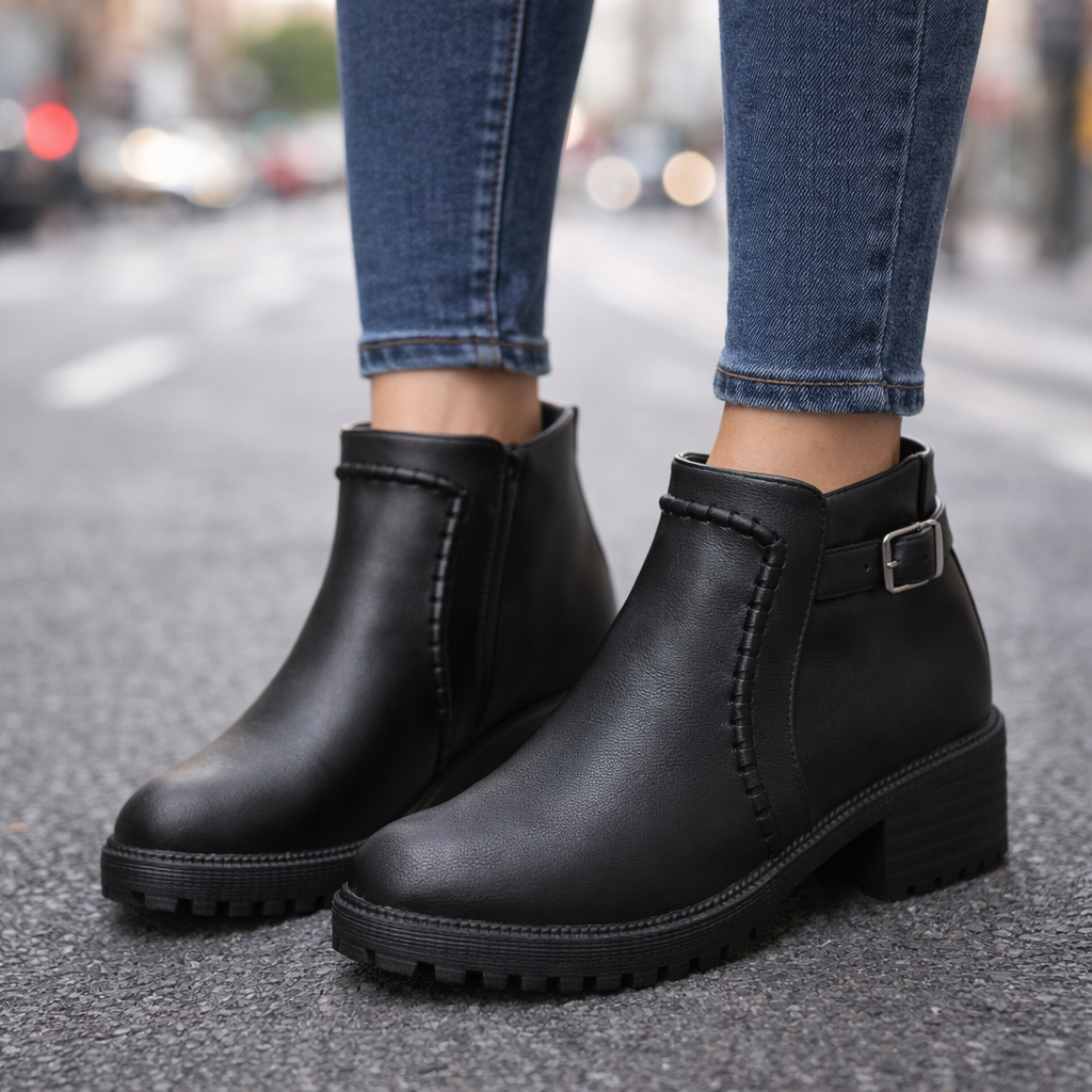 Monroe Luxe Leather Ankle Boots