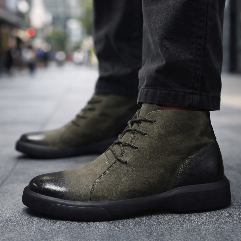 Torino Ankle Leather Shoes