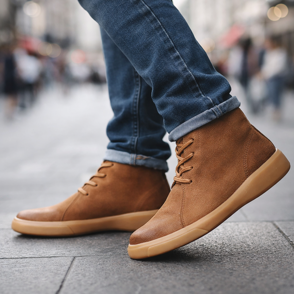 Torino Ankle Leather Shoes