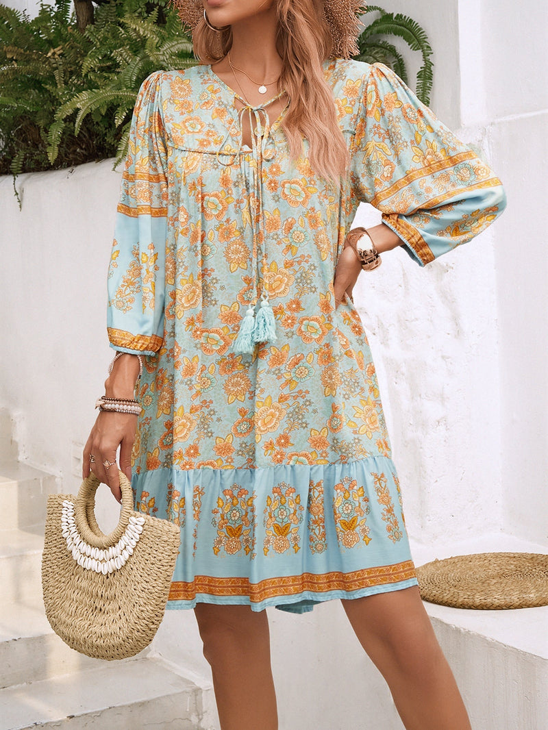 Miles High-Waist Boho Summer Dress