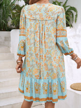 Miles High-Waist Boho Summer Dress