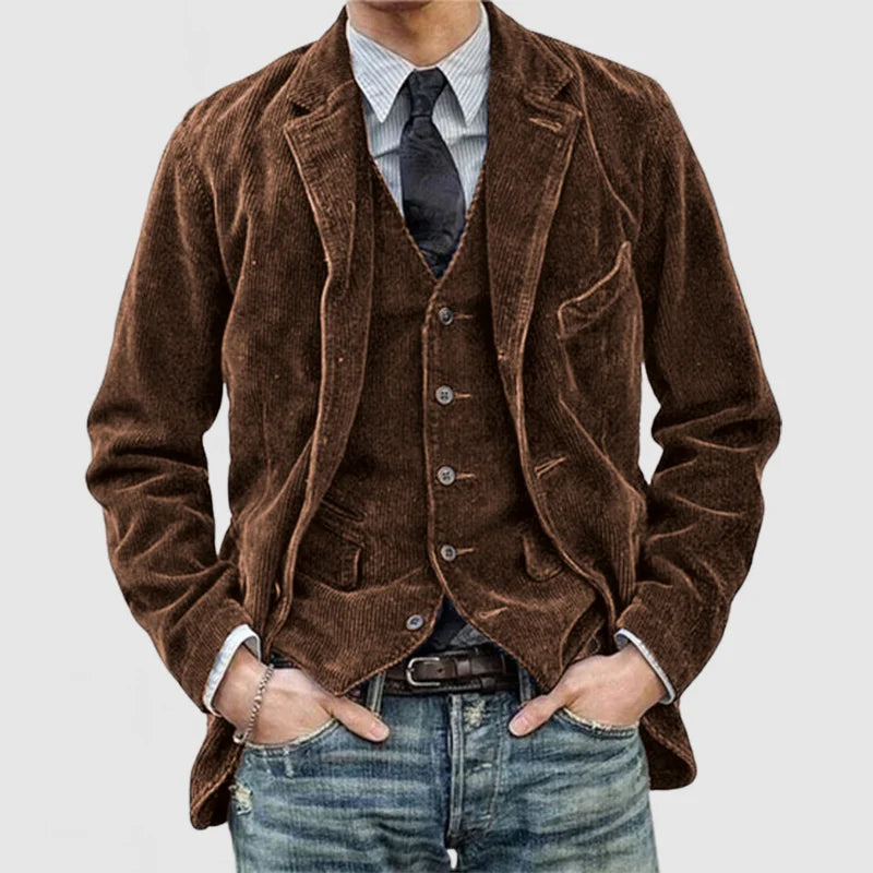 Winchester Corduroy Blazer and Vest Set
