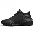 Dantelo Men’s Leather Ankle Boots – Full-Grain Zip-Up Design for Everyday Comfort