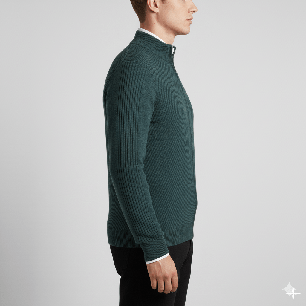 Sven Men’s Quarter-Zip Sweater – Lightweight Soft Knit Pullover