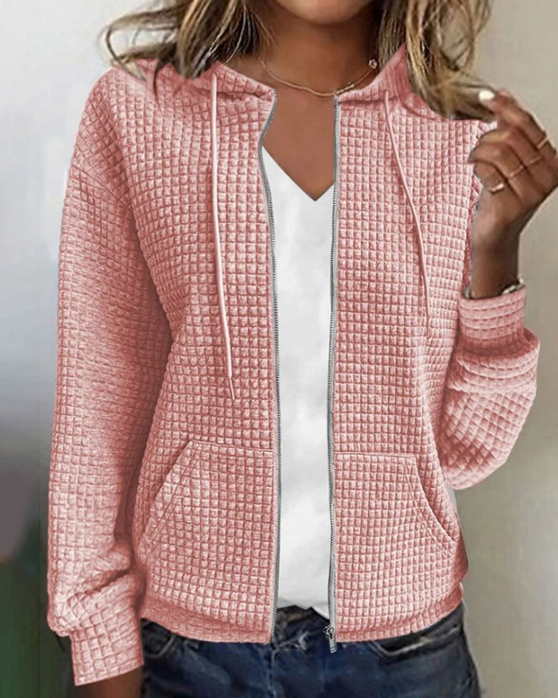 Avery Textured Loose Fit Stylish Jacket