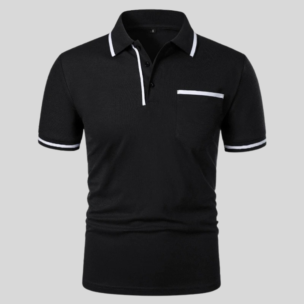 Dexter Polo - Tailored Short-Sleeve Cotton Blend Shirt