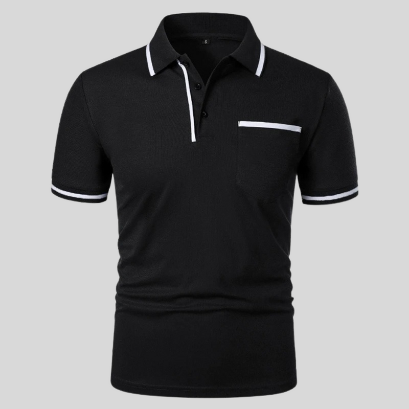 Dexter Polo - Tailored Short-Sleeve Cotton Blend Shirt