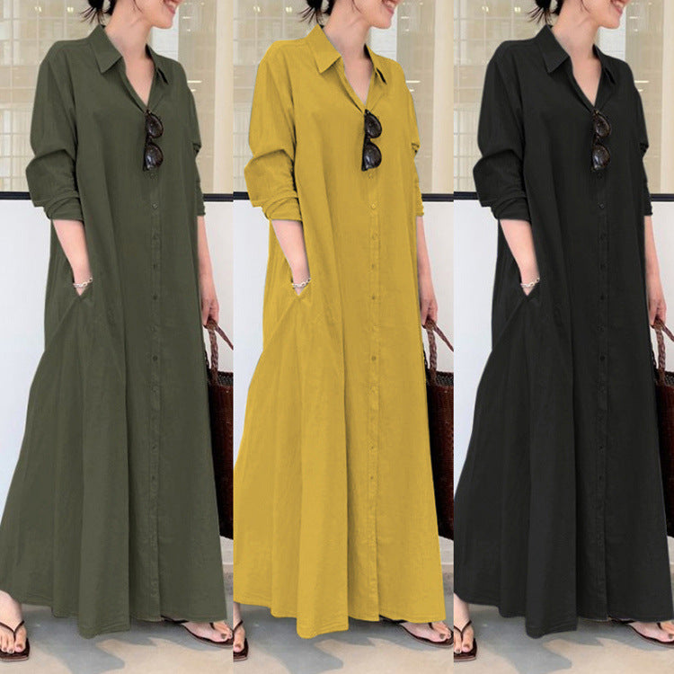 Finn Casual Cotton Blend Dress