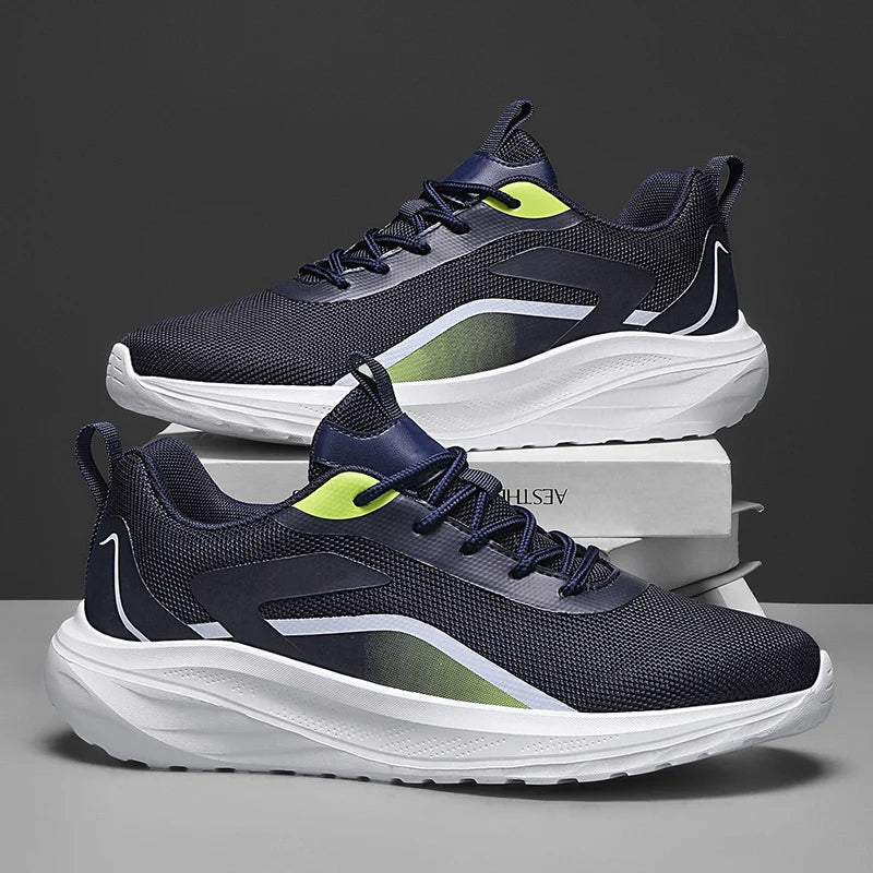 Asher Men’s Running Sneakers – Breathable Mesh Knit Sneaker with Ultra-Light Cushioning