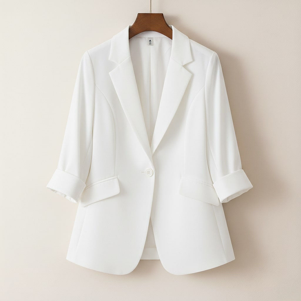 Sofie Women’s Linen-Blazer – Silky Wrinkle-Resistant Style