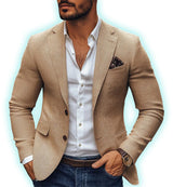 Caleb Men’s Sports Jacket – Soft Tailored Fit with Sustainable Fabric for Transitional Weather