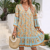 Miles High-Waist Boho Summer Dress