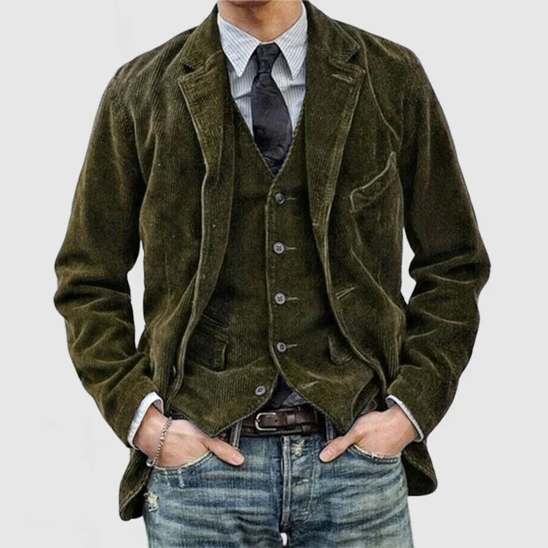 Winchester Corduroy Blazer and Vest Set