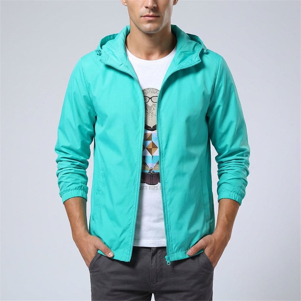 NimbusShell Unisex Lightweight Hooded Windbreaker Jacket