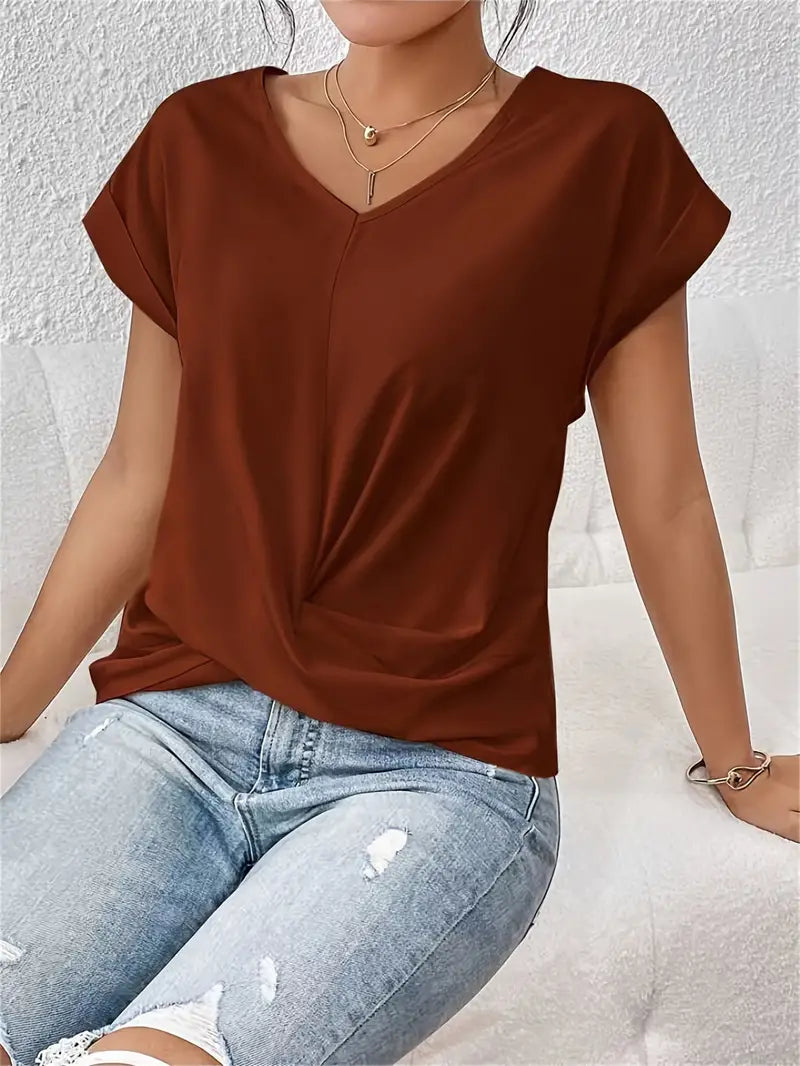 Lauren V-Neck Top