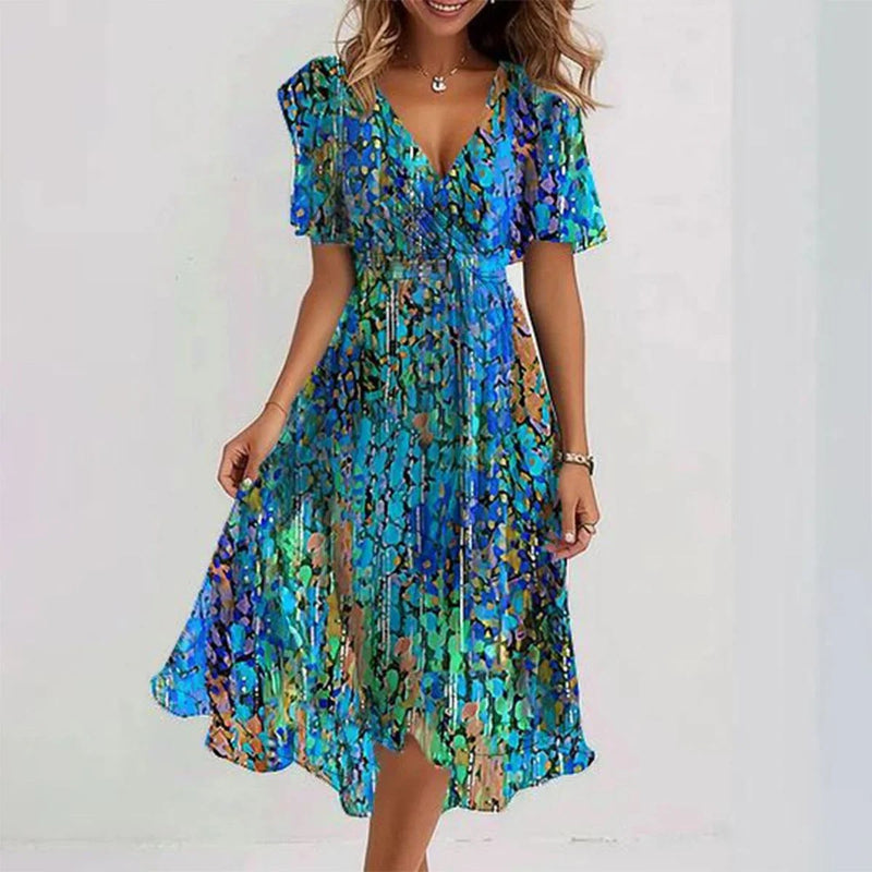 Clara Soft Drape Mini Dress – Effortless Everyday Style with a Feminine Touch