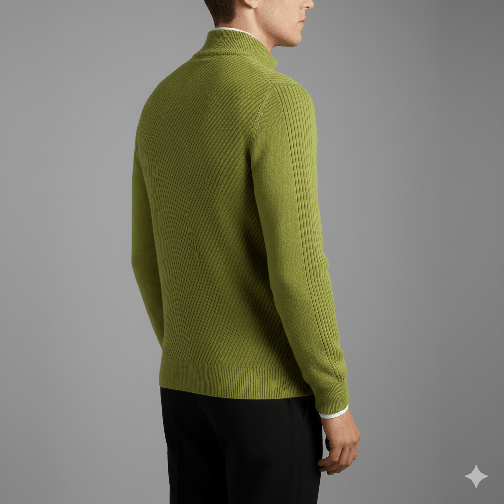 Sven Men’s Quarter-Zip Sweater – Lightweight Soft Knit Pullover