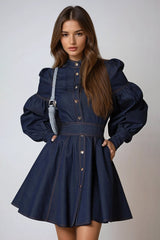 Aspen Puff Sleeve Mini Dress