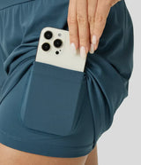 Sienna Performance Pocket Shorts – High-Waist Yoga Shorts with Coverage & Storage