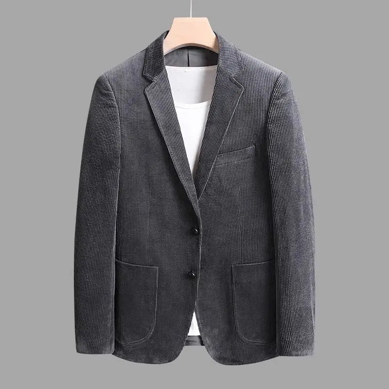 Joel Men’s Blazer Jacket – Lightweight Corduroy Sports Jacket for Summer & Transitional Wear