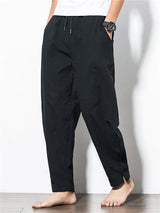 Ronan Men’s Linen Pants – Ultra-Light Cotton Blend with Drawstring Waist