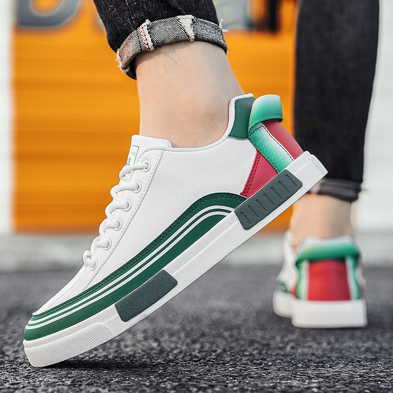 Altheo Men’s Leather Sneakers – Genuine Italian Leather Casual Shoes