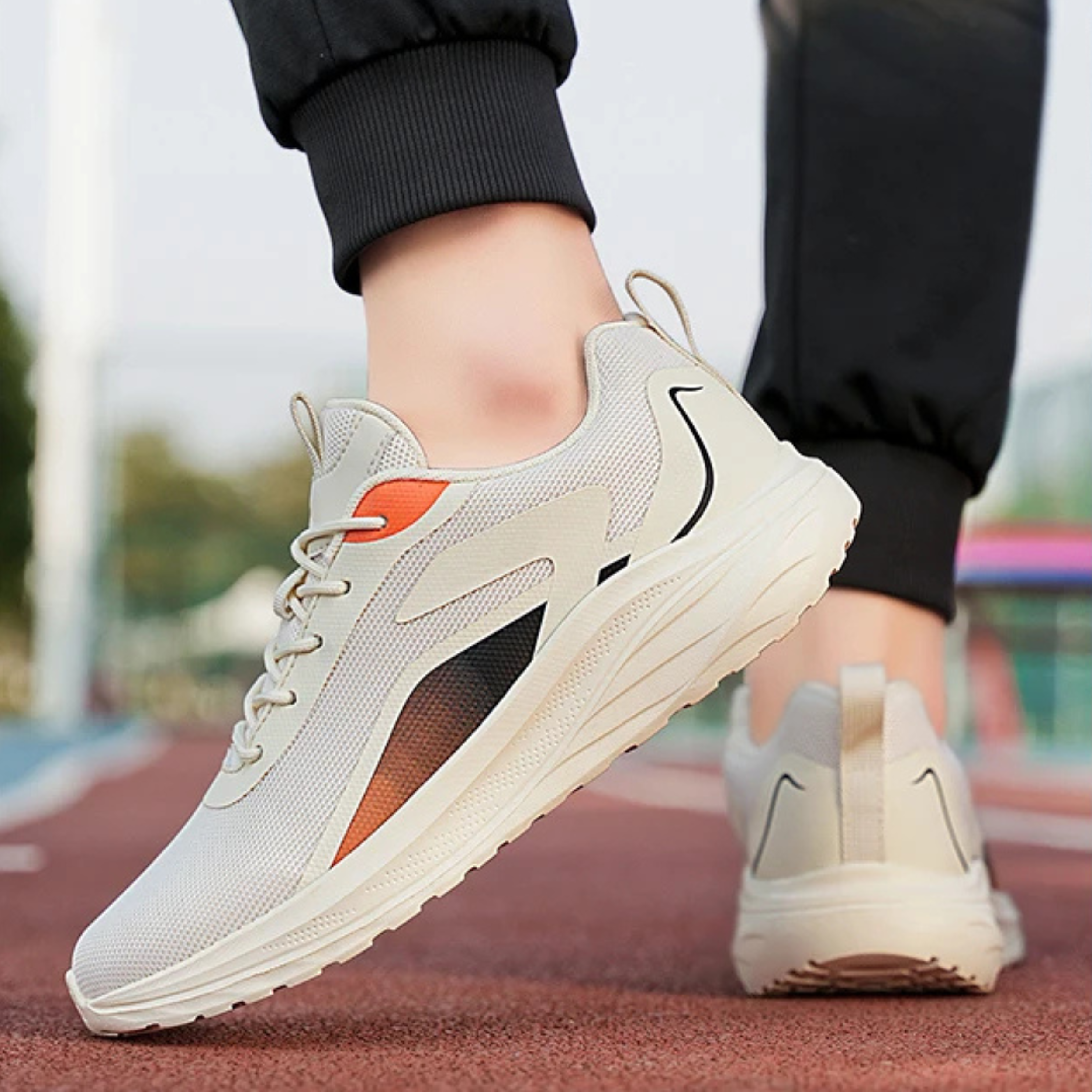 Asher Men’s Running Sneakers – Breathable Mesh Knit Sneaker with Ultra-Light Cushioning