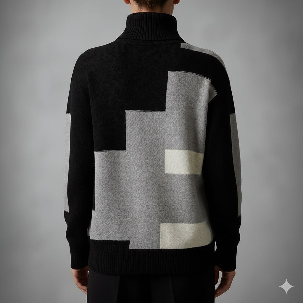 Lovi Women’s Turtleneck Sweater – Soft Knit Pullover with Warm Ribbed Texture