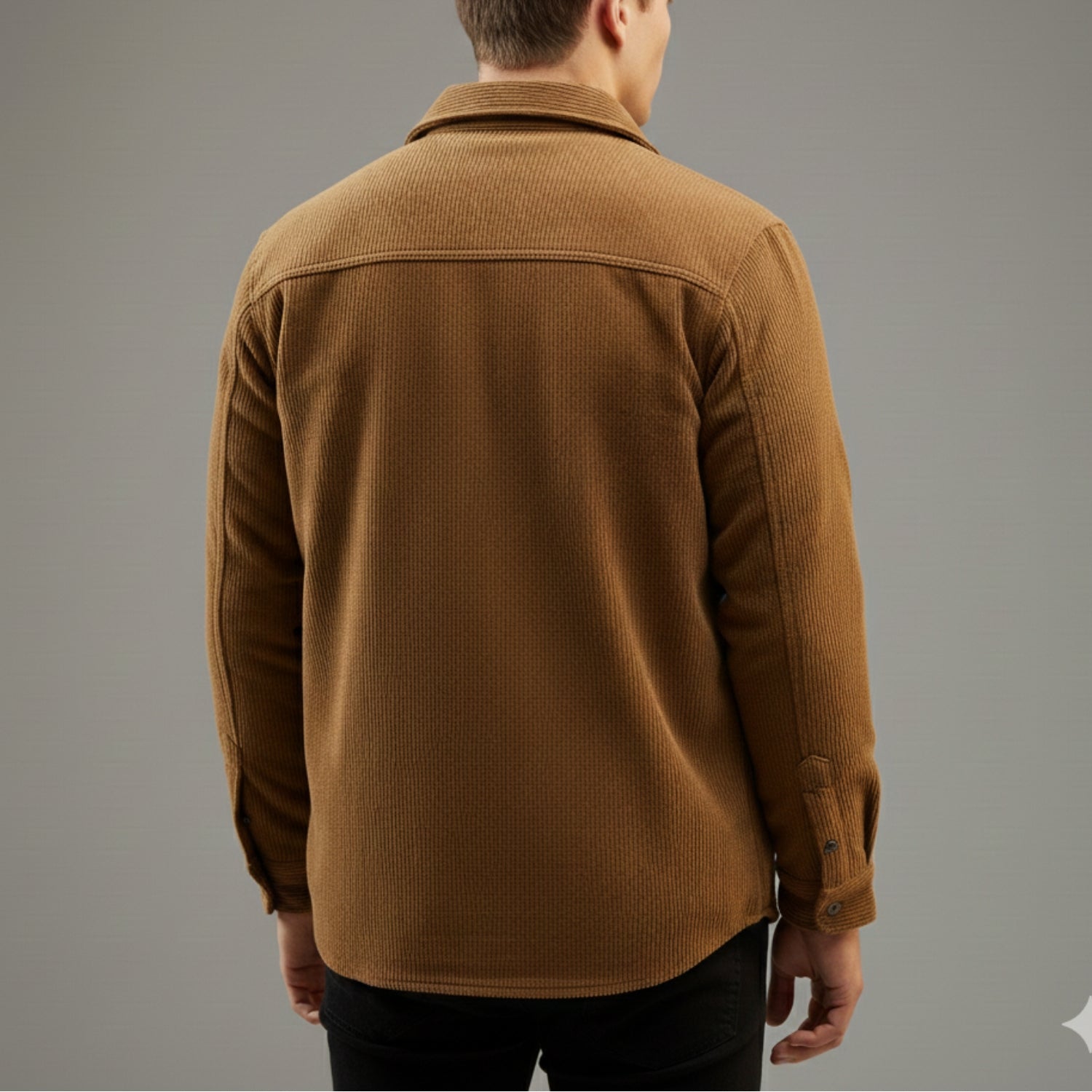 Jasper Men’s Corduroy Shirt Jacket – Sherpa-Lined Outerwear
