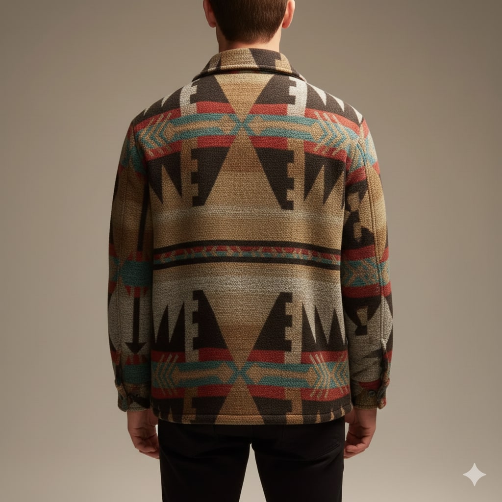 Orion Men’s Shirt Jacket – Premium Wool Blend Outerwear