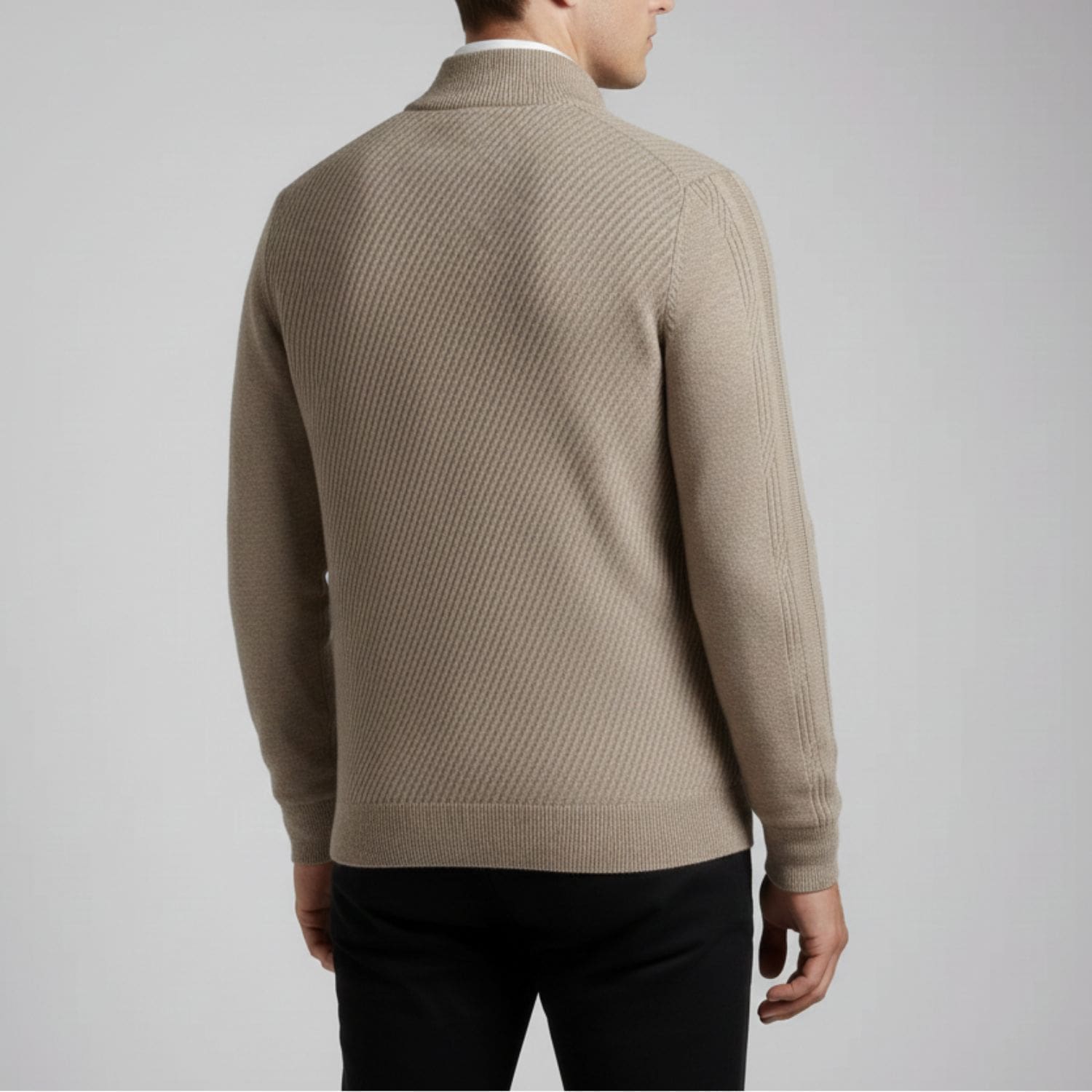 Sven Men’s Quarter-Zip Sweater – Lightweight Soft Knit Pullover
