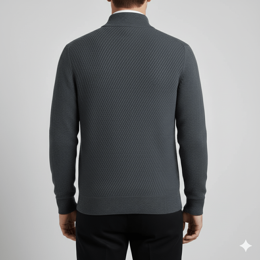 Sven Men’s Quarter-Zip Sweater – Lightweight Soft Knit Pullover