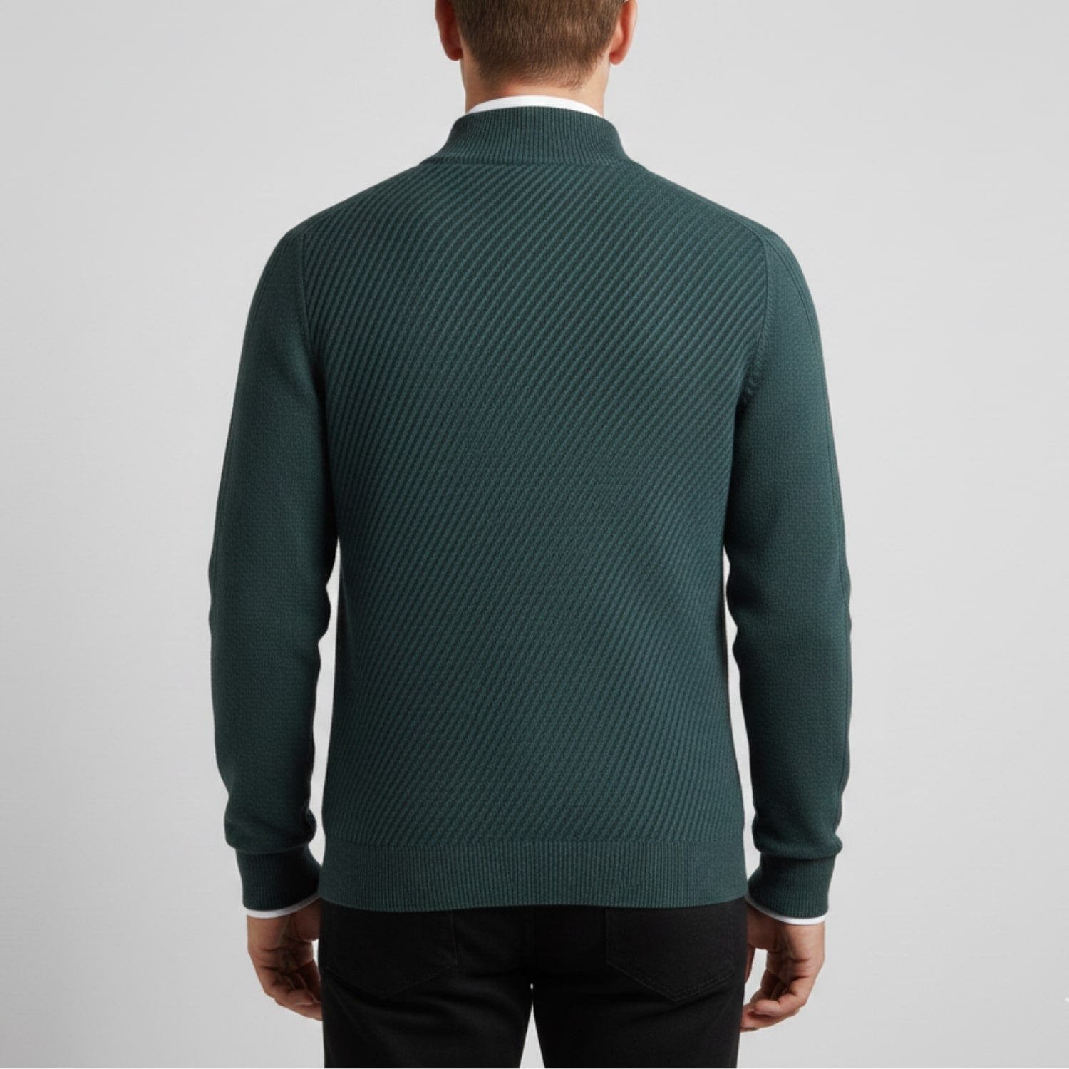 Sven Men’s Quarter-Zip Sweater – Lightweight Soft Knit Pullover