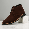 Dante Men’s Suede Ankle Boots – Rugged Lug Sole Dress Boots
