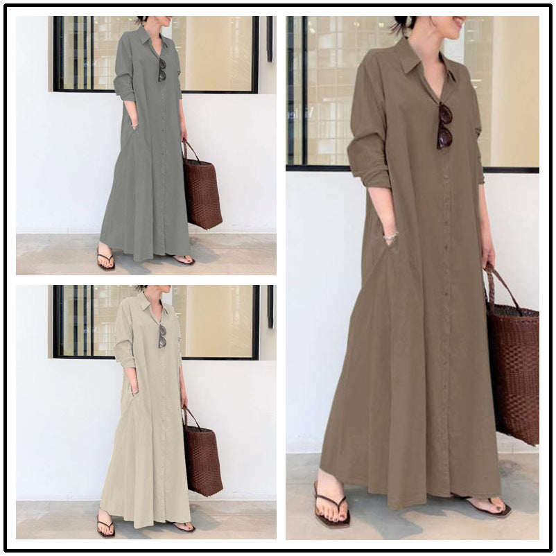 Finn Casual Cotton Blend Dress