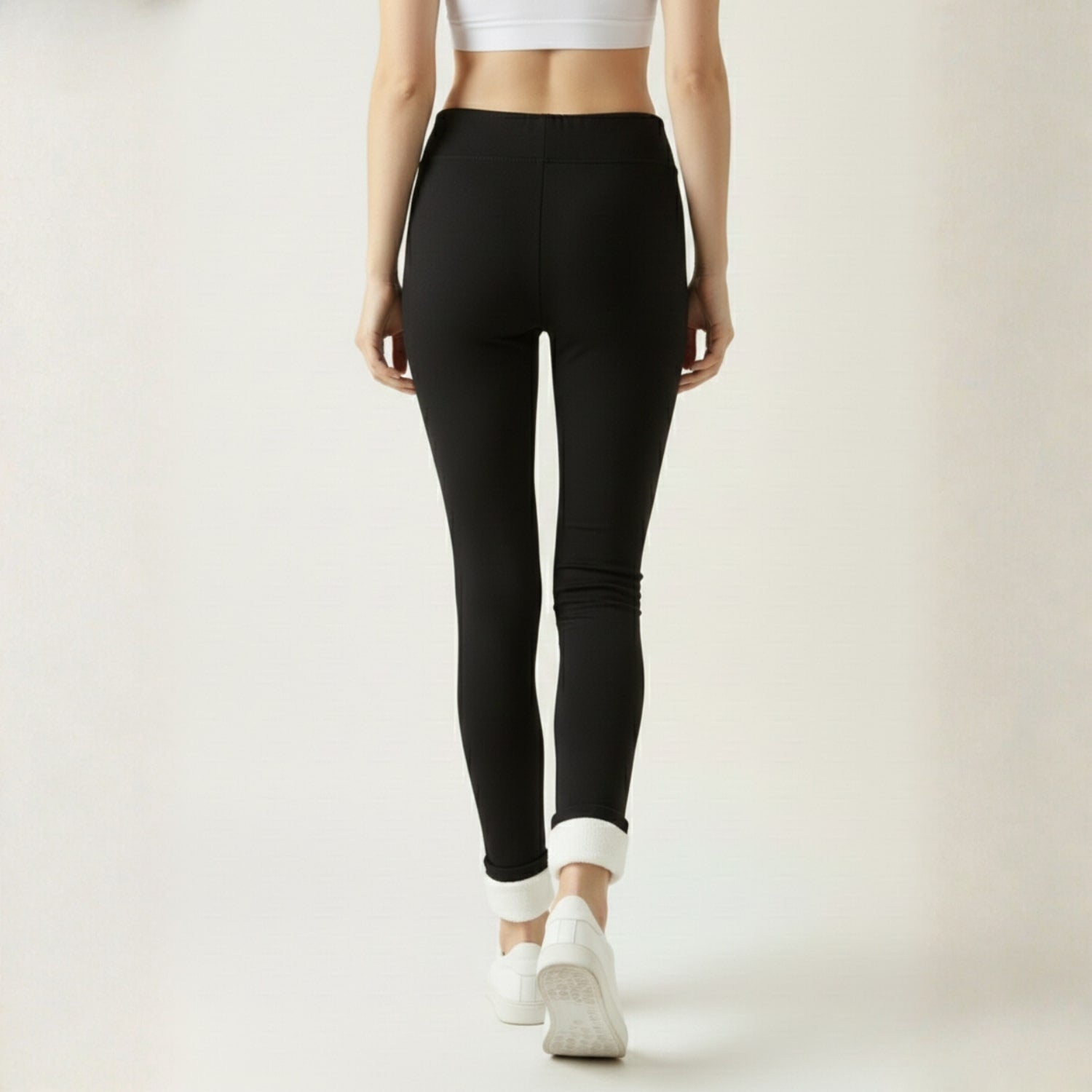 Dania Women’s Fleece-Lined Leggings – Stretchy Winter Warmth Fleece-Lined Tights