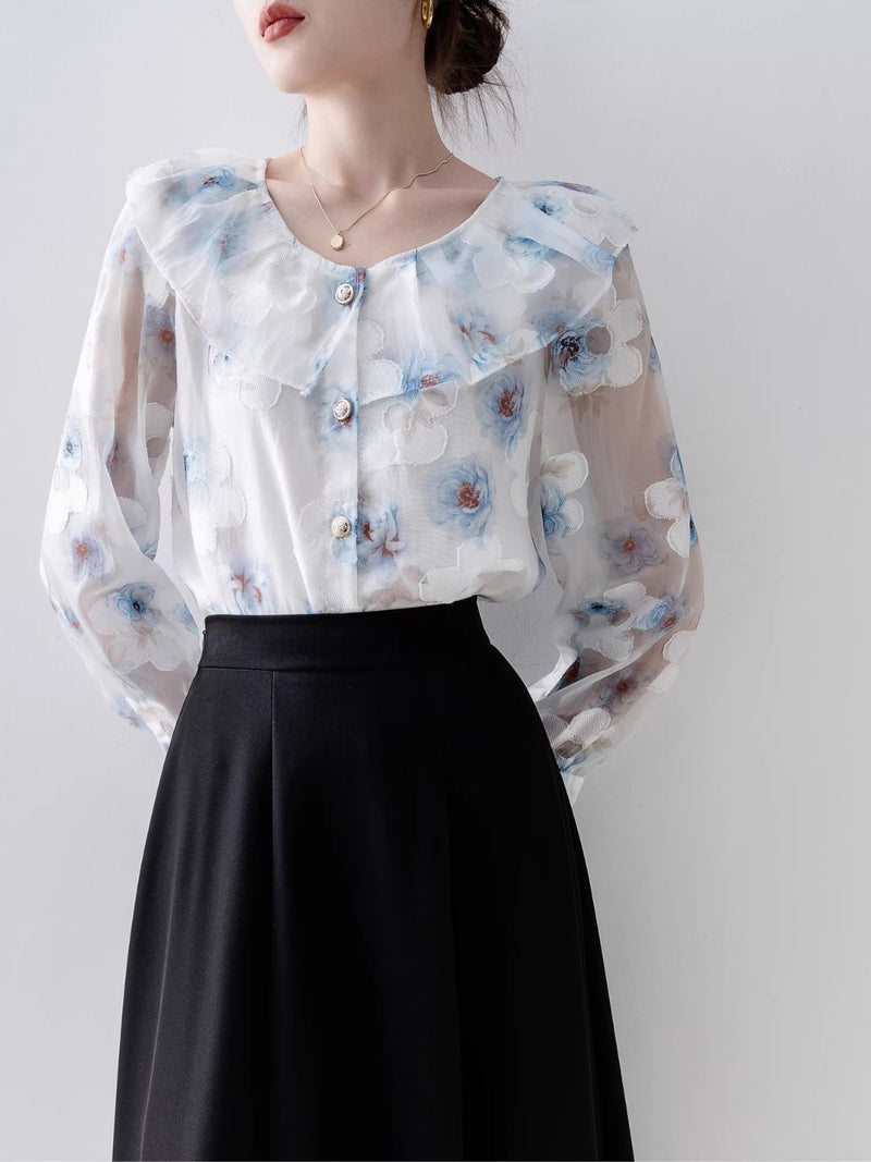 Aspen Floral Patchwork Blouse